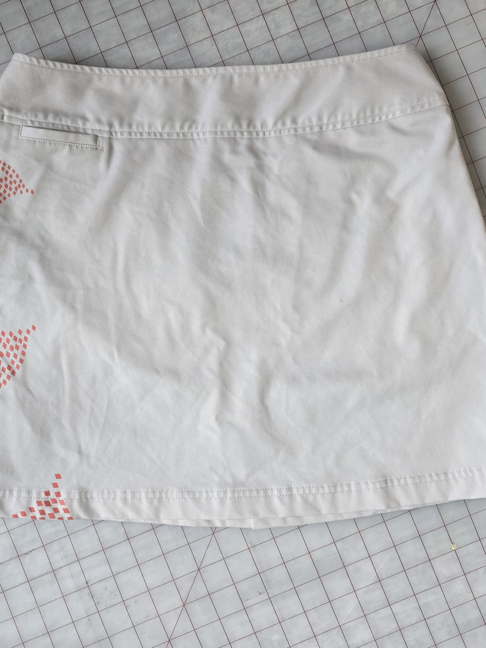 Adidas LT GRAY/TAN SkIRT with Coral Embroidered Logo